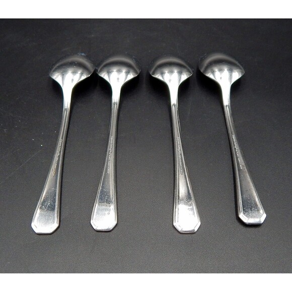 Supreme Cutlery by Towle Chestnut Hill Teaspoon Glossy Stainless Japan Lot 4 (B) - Picture 4 of 9